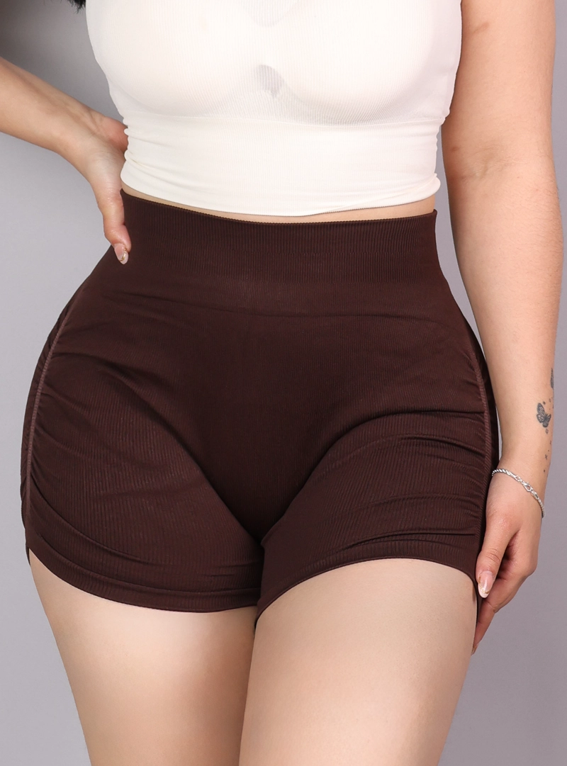SHORT MUJER DEPORTIVO CON FRUNCIDOXTREME PUSH UP YJ246 - 5