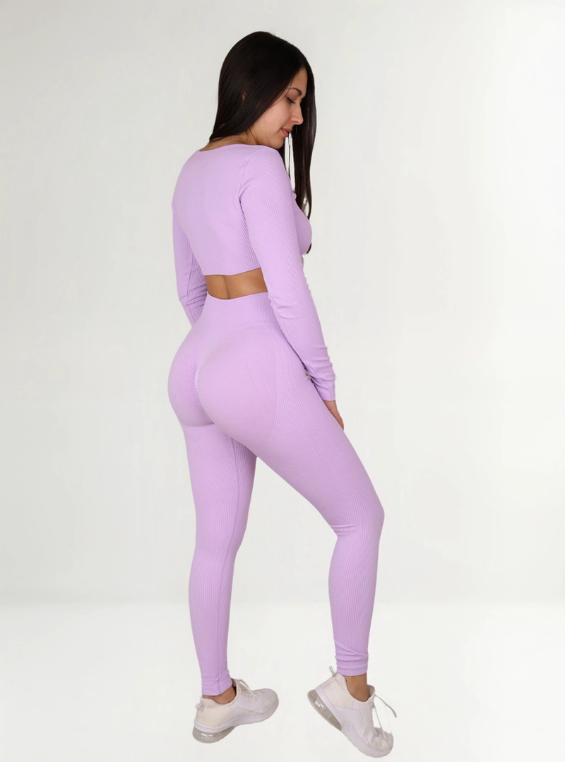 CONJUNTO DEPORTIVO MUJER SEAMLESS PUSH UP ALTA CALIDAD - 1