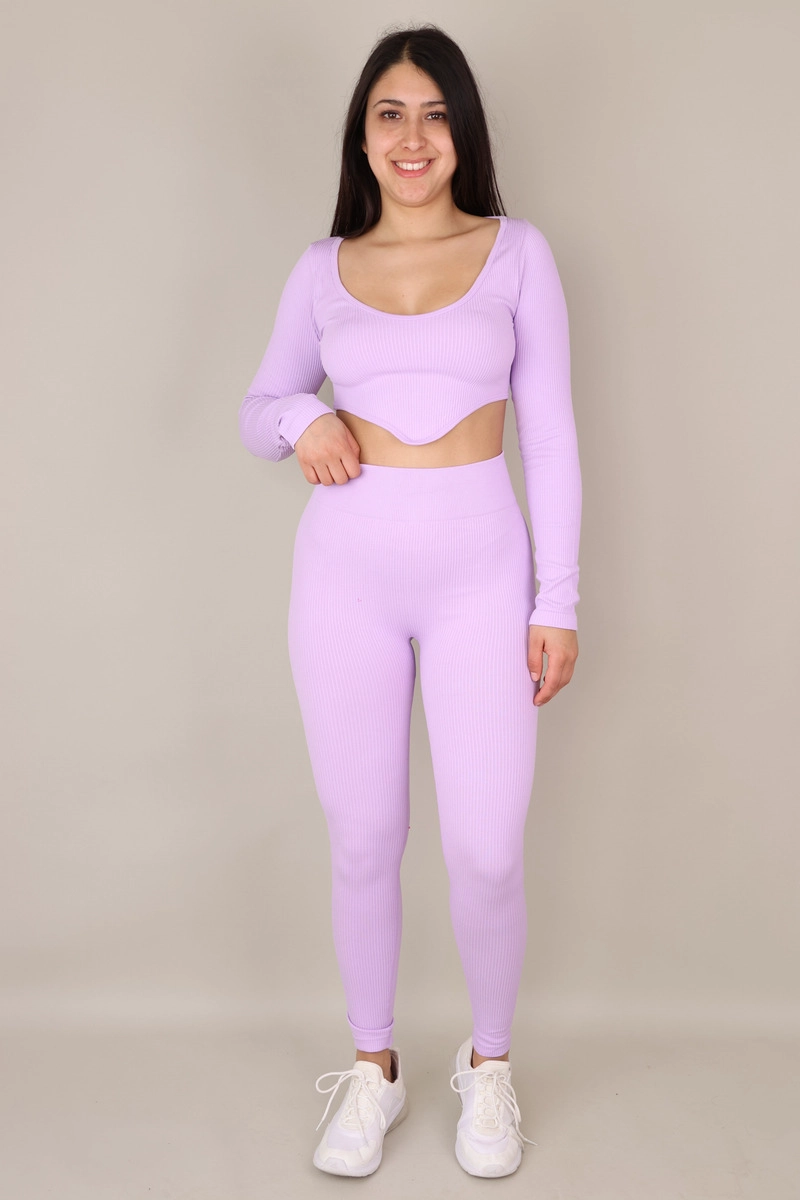 CONJUNTO DEPORTIVO MUJER SEAMLESS PUSH UP ALTA CALIDAD - 2