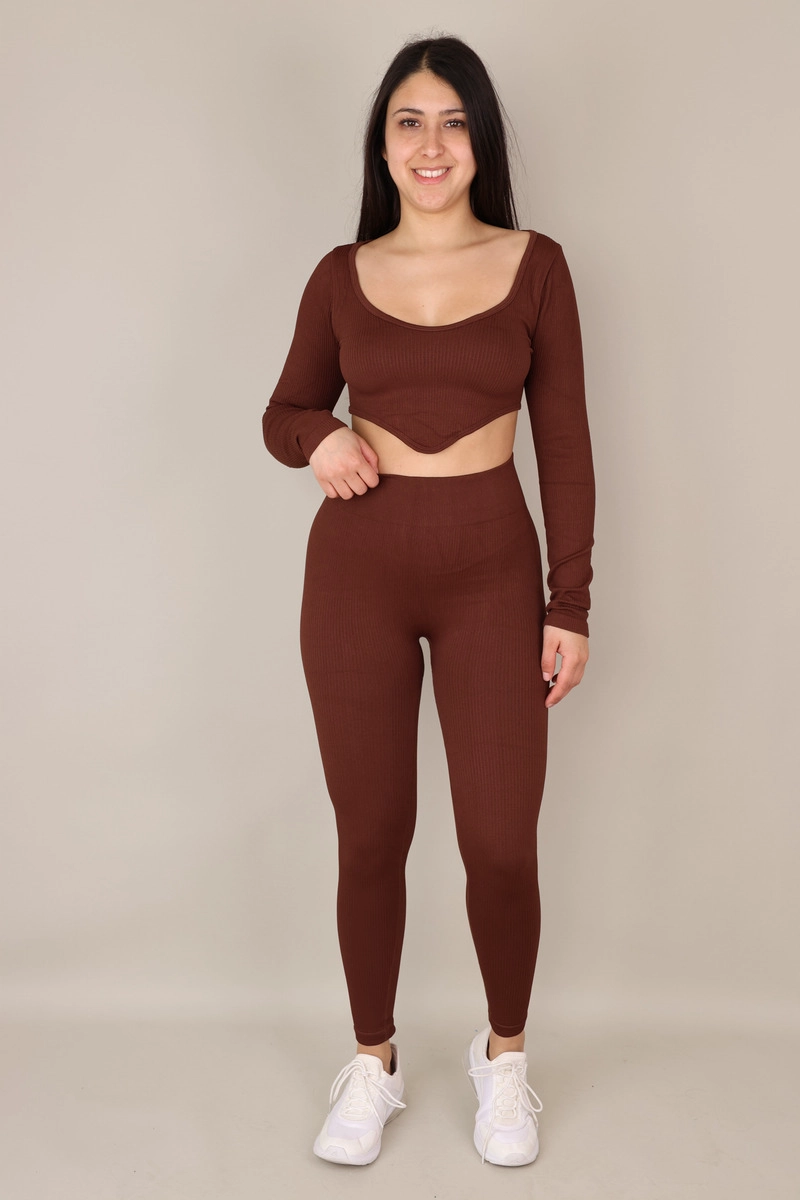 CONJUNTO DEPORTIVO MUJER SEAMLESS PUSH UP ALTA CALIDAD - 3
