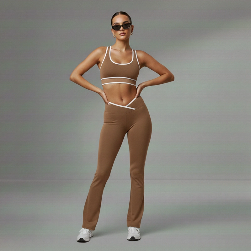 CONJUNTO GYM MUJER YK37030 FLARE - 1