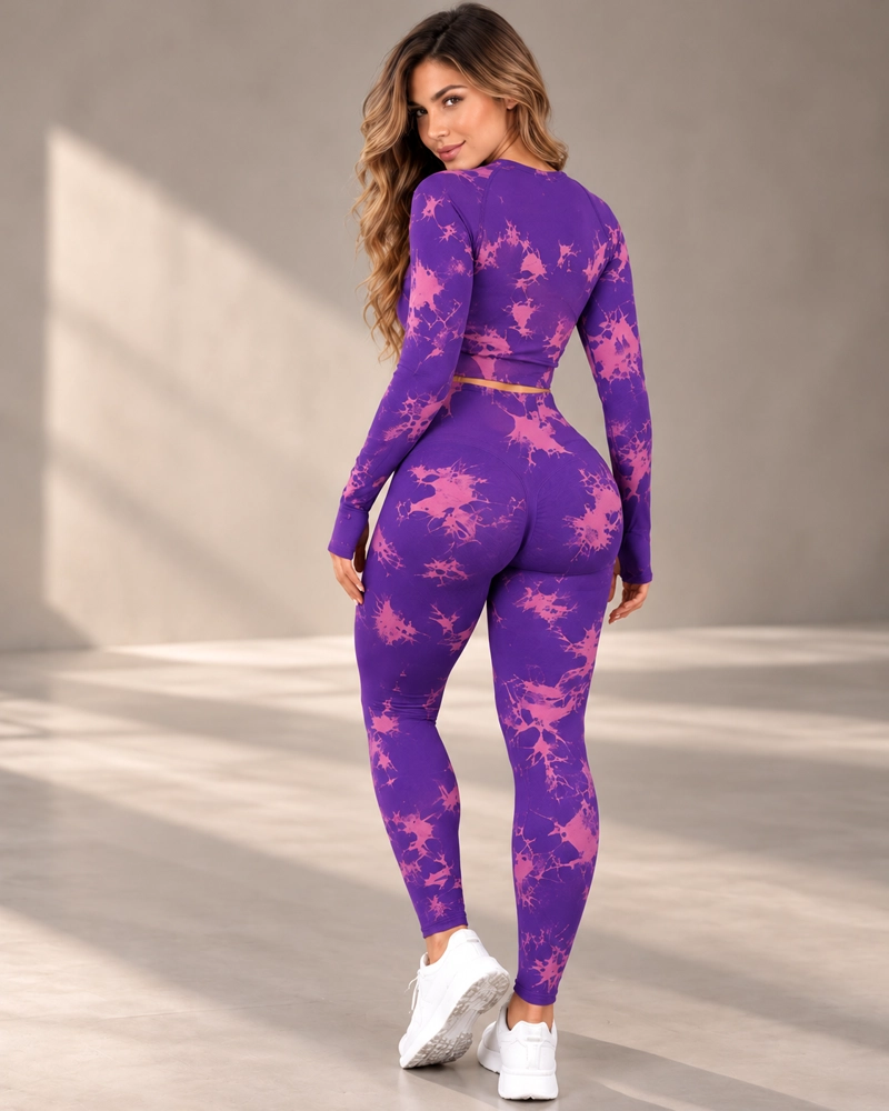 CONJUNTO DEPORTIVO MUJER 2 PIEZAS PUSH UP CALIDAD - 4