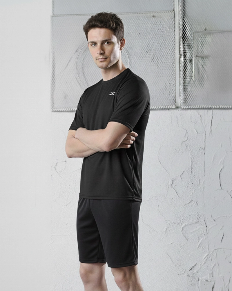 CONJUNTO DEPORTIVO HOMBRE 2 PIEZAS SHORT Y POLERA DRY FIT JYT410 - 3