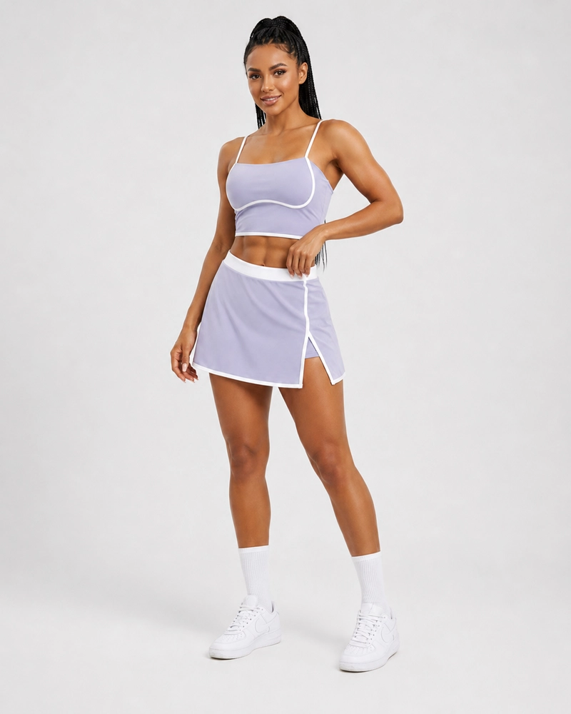 CONJUNTO TENIS Y PADEL MUJER FALDA SHORT PREMIUM YJ148 - 1