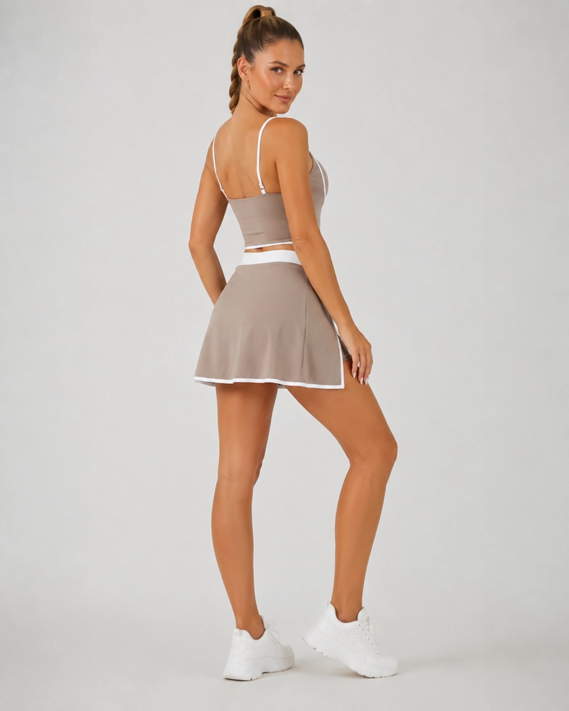 CONJUNTO TENIS Y PADEL MUJER FALDA SHORT PREMIUM YJ148 - 5