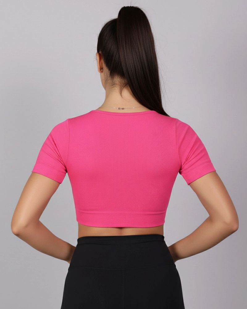 CAMISETA DEPORTIVA MUJER YJ195 ESTILO MODERNO 2026 - 1