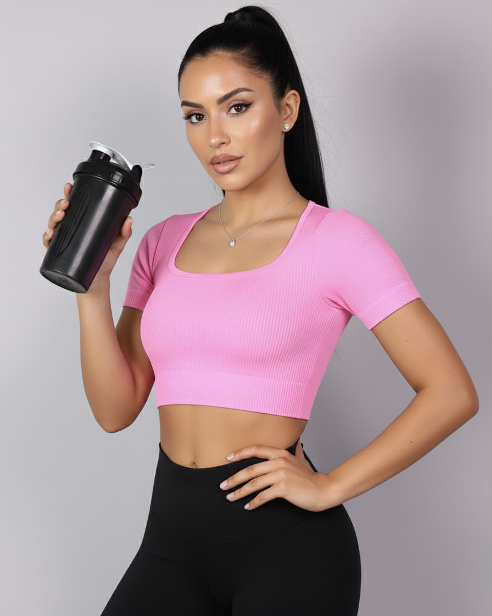 CAMISETA DEPORTIVA MUJER YJ195 ESTILO MODERNO 2026 - 2