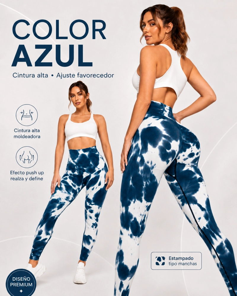 PACK 2 LEGGINGS MOLDEADORES MUJER FITNESS SPORT PREMIUM - 4