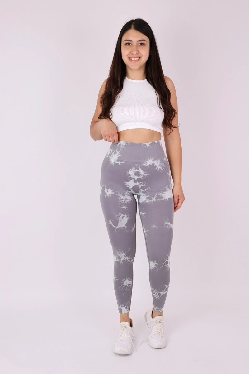 PACK DE 4 CALZAS DEPORTIVAS PARA MUJER TIE DYE PUSH UP - 5