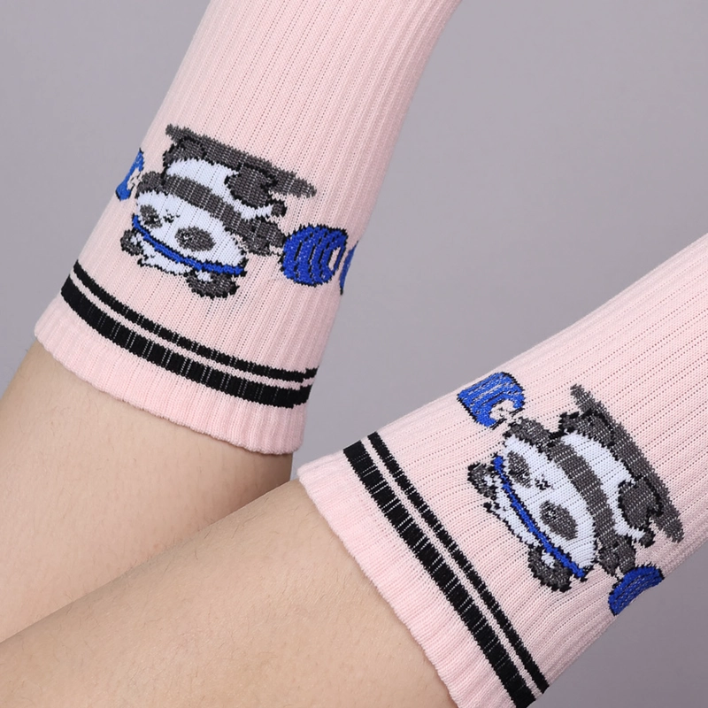 CALCETA GYM MUJER MD12 ESTILO PANDA CONFORT - 2