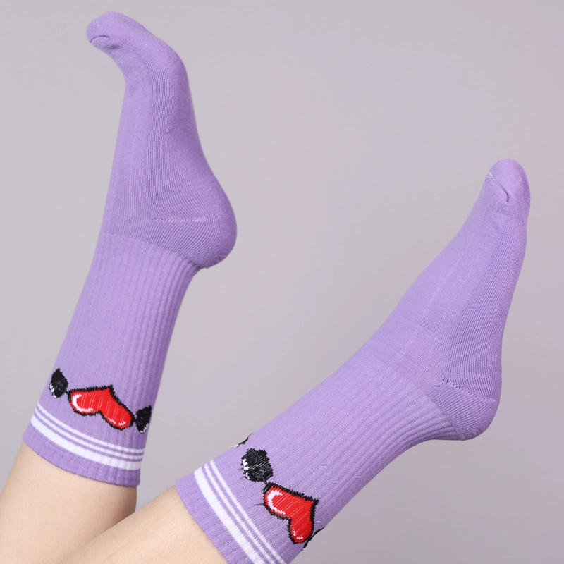 CALCETINES DEPORTIVOS MUJER DISEÑO CORAZON MD17 GYM - 1