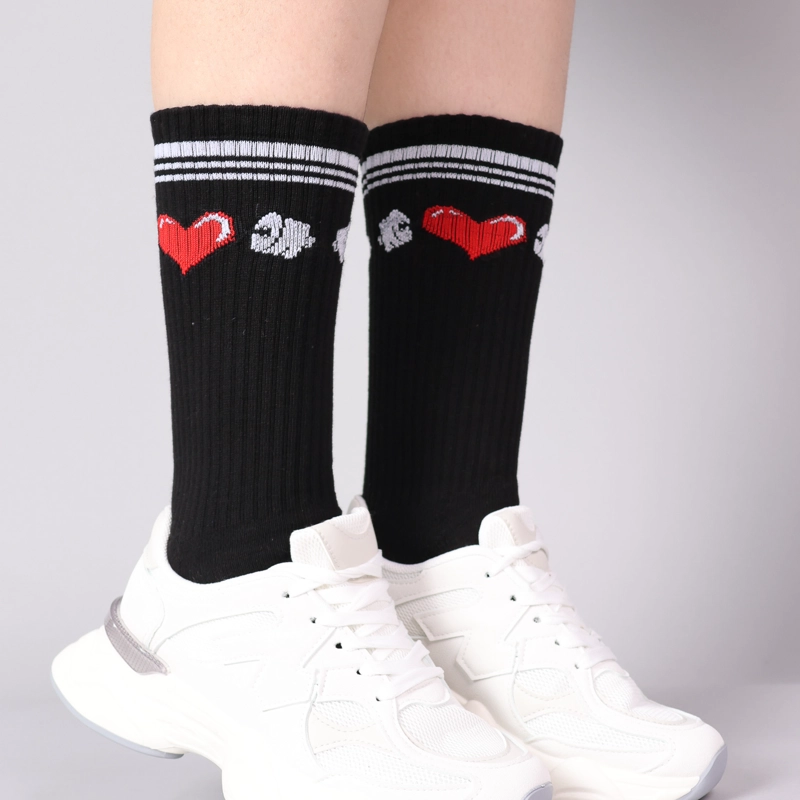 CALCETINES DEPORTIVOS MUJER DISEÑO CORAZON MD17 GYM - 2