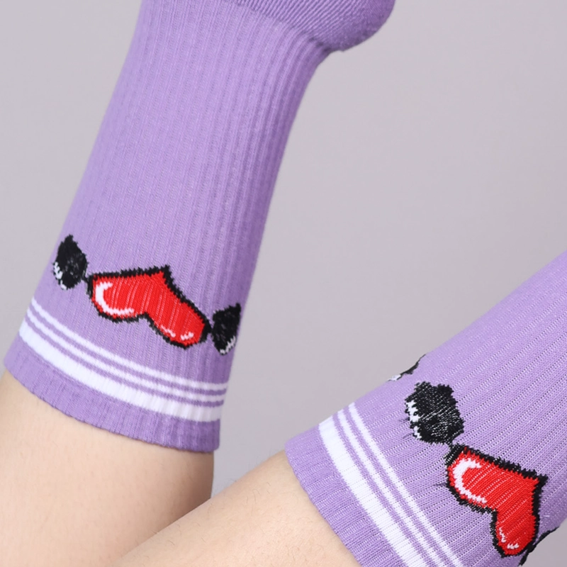 CALCETINES DEPORTIVOS MUJER DISEÑO CORAZON MD17 GYM - 2