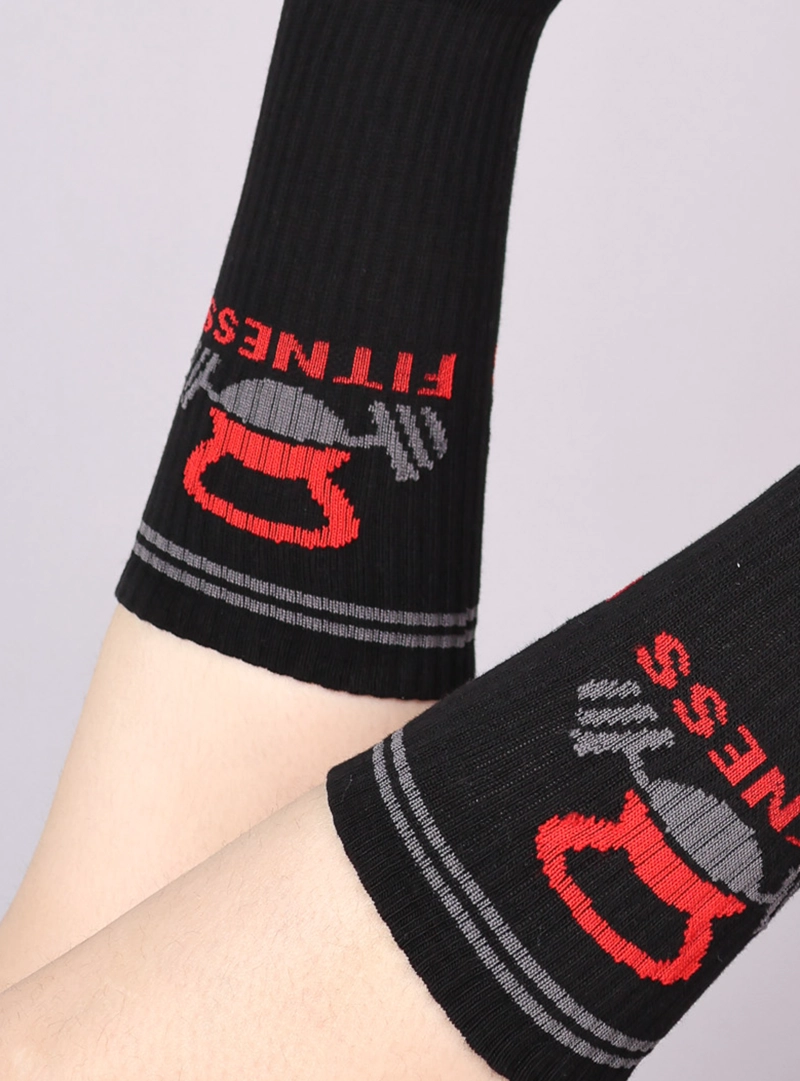 CALCETINES DEPORTIVOS MUJER DISEÑO PESA MD18 - 1