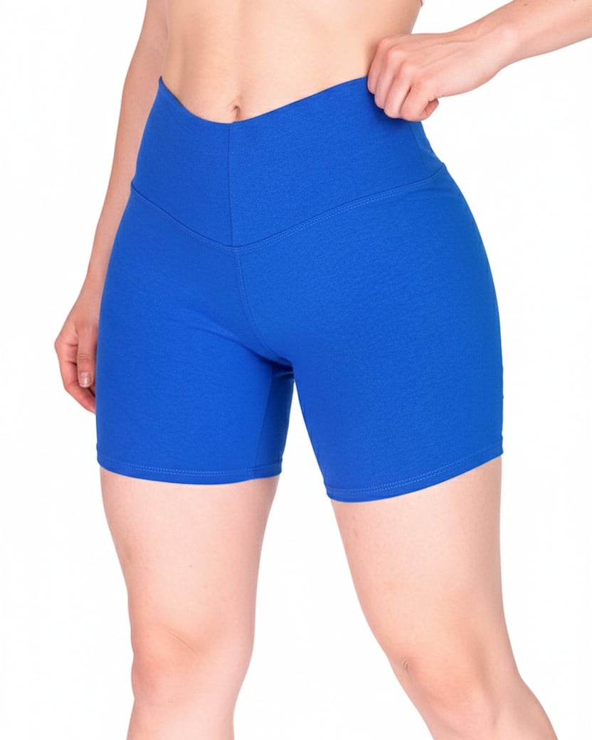 SHORT CALZA CORTA MUJER RUNNING TIRO ALTO - 1