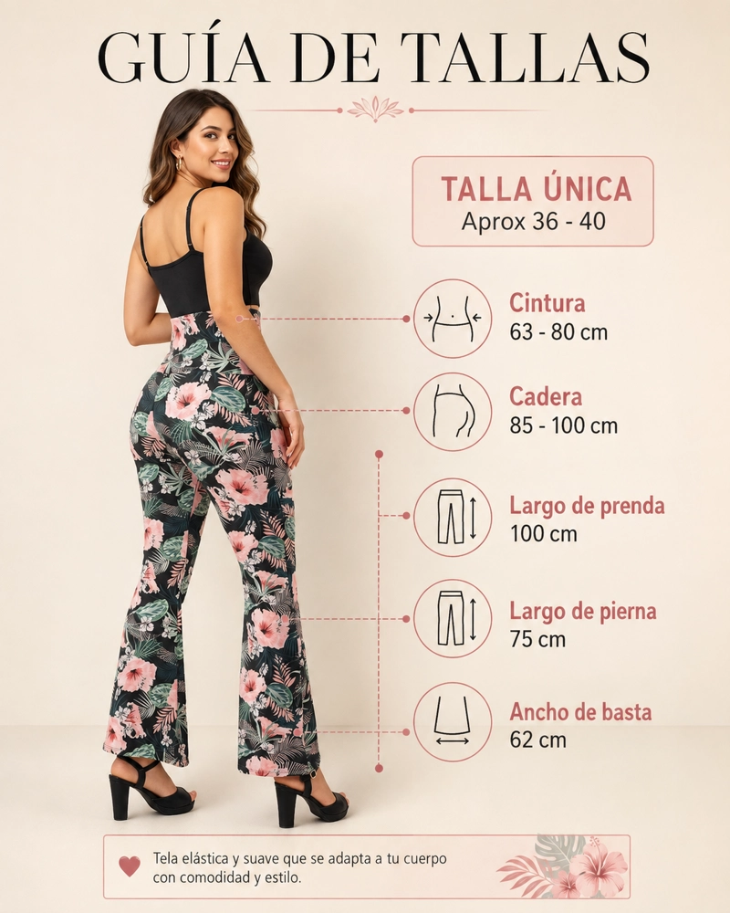 CALZA FLARE MUJER PATA DE ELEFANTE NACIONAL - 4