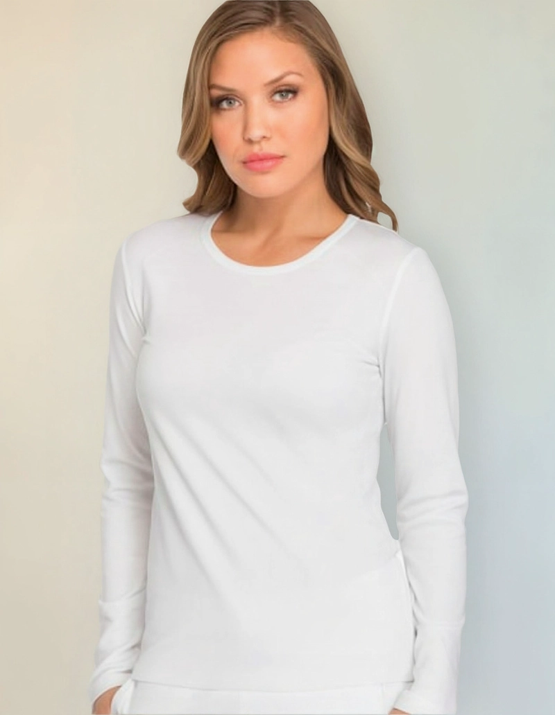CAMISETA PRIMERA CAPA MUJER BAMBU 100% NATURAL - 1