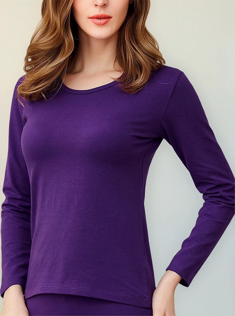 CAMISETA PRIMERA CAPA MUJER BAMBU 100% NATURAL - 1