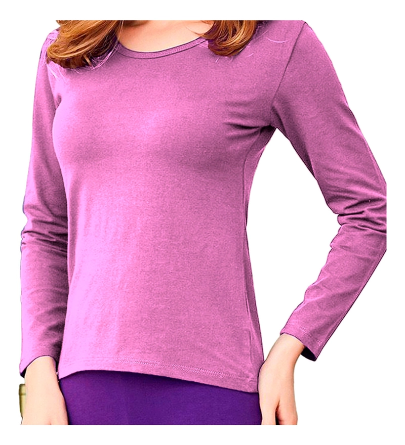 CAMISETA PRIMERA CAPA MUJER BAMBU 100% NATURAL - 2