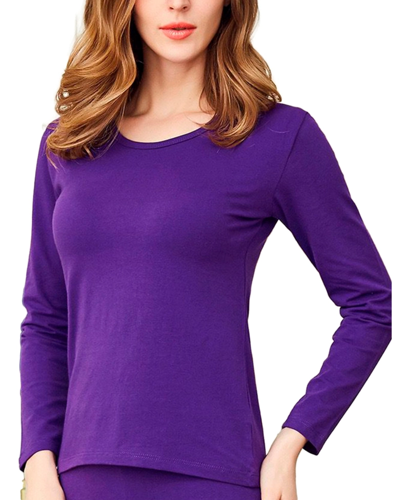CAMISETA PRIMERA CAPA MUJER BAMBU 100% NATURAL - 2