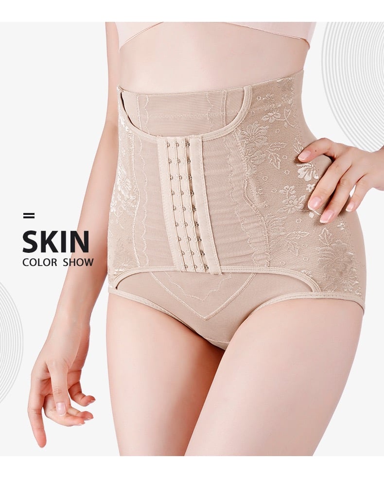 FAJA MODELADORA ALTA COMPRESION CON BROCHES Y REALCE - 8
