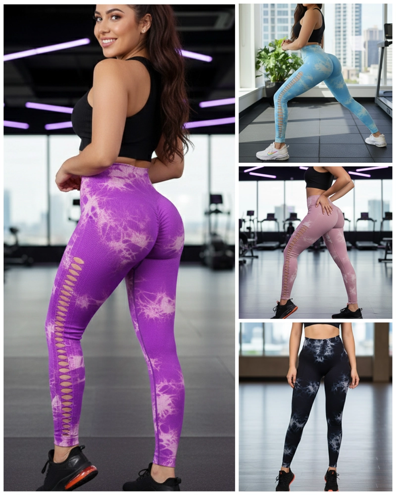 PACK 4 CALZAS MUJER DEPORTIVAS PUSH UP YJ148 - 2