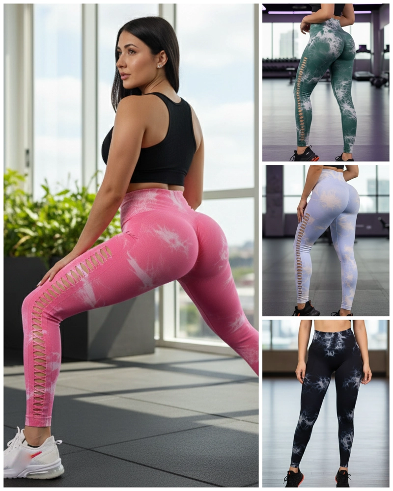 PACK 4 CALZAS MUJER DEPORTIVAS PUSH UP YJ148 - 2