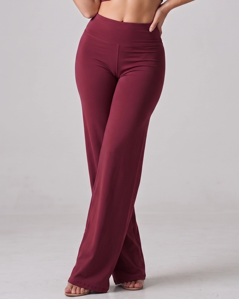 PANTALON PALAZZO BAGGY MUJER TIRO ALTO ELEGANTE - 1