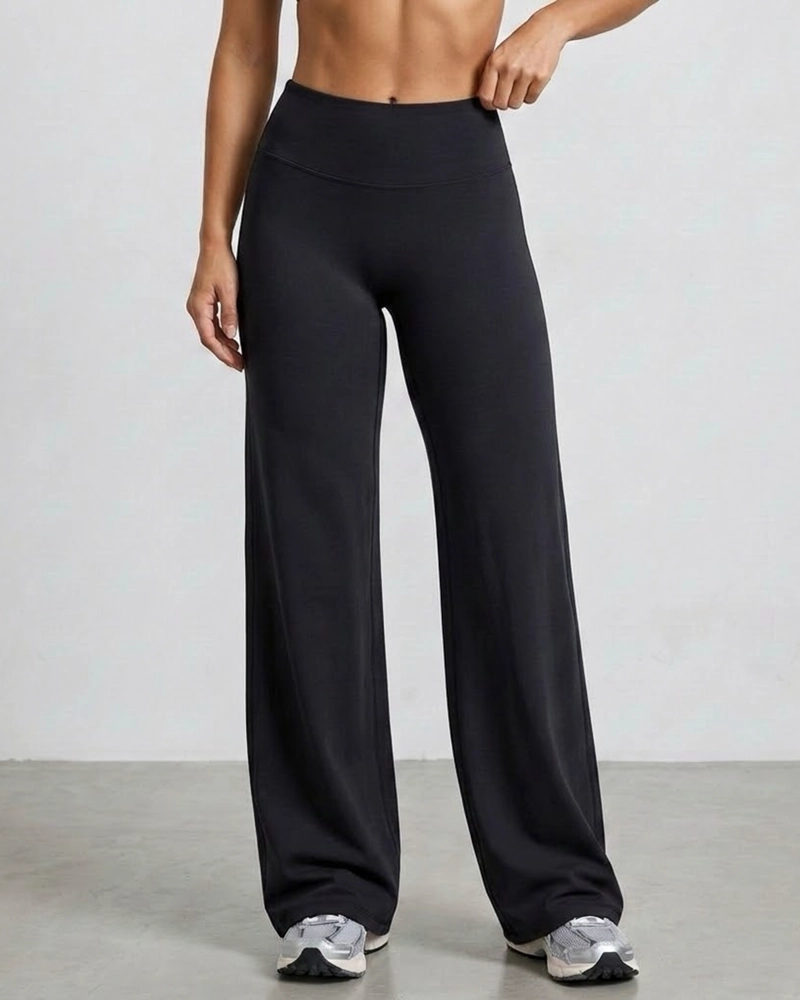 PANTALON PALAZZO BAGGY MUJER TIRO ALTO ELEGANTE - 1