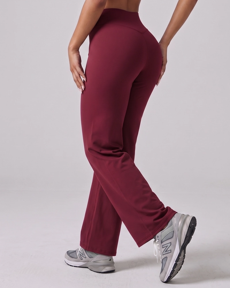 PANTALON PALAZZO BAGGY MUJER TIRO ALTO ELEGANTE - 2