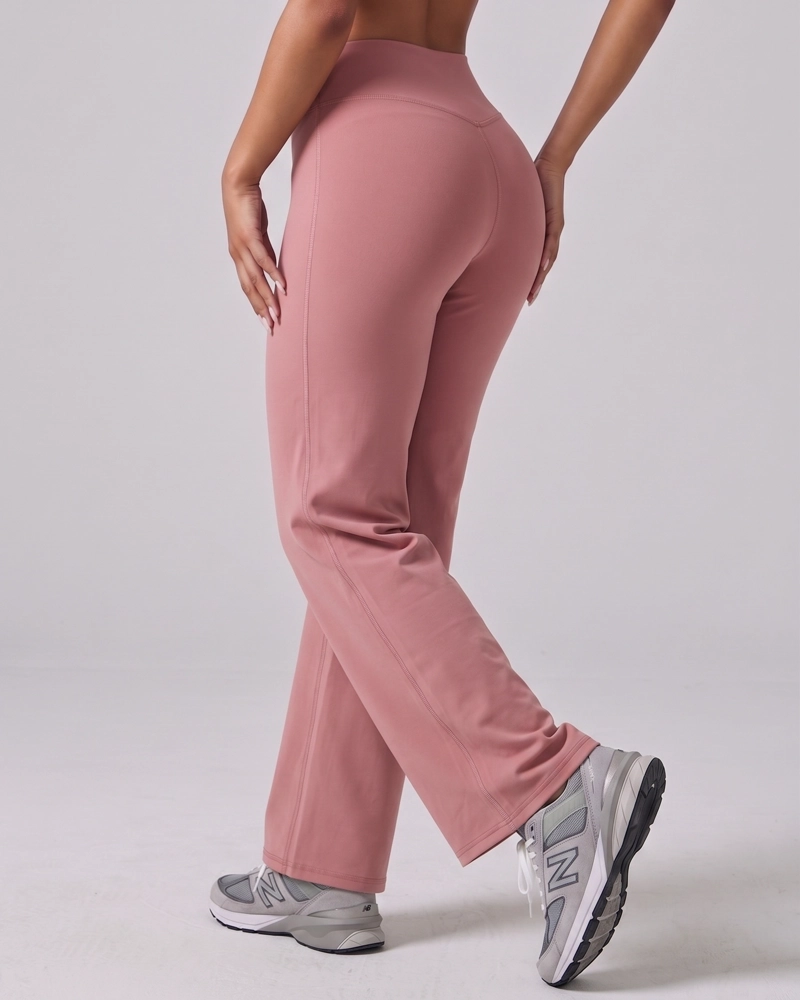 PANTALON PALAZZO BAGGY MUJER TIRO ALTO ELEGANTE - 2