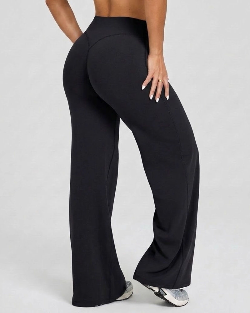 PANTALON PALAZZO BAGGY MUJER TIRO ALTO ELEGANTE - 2