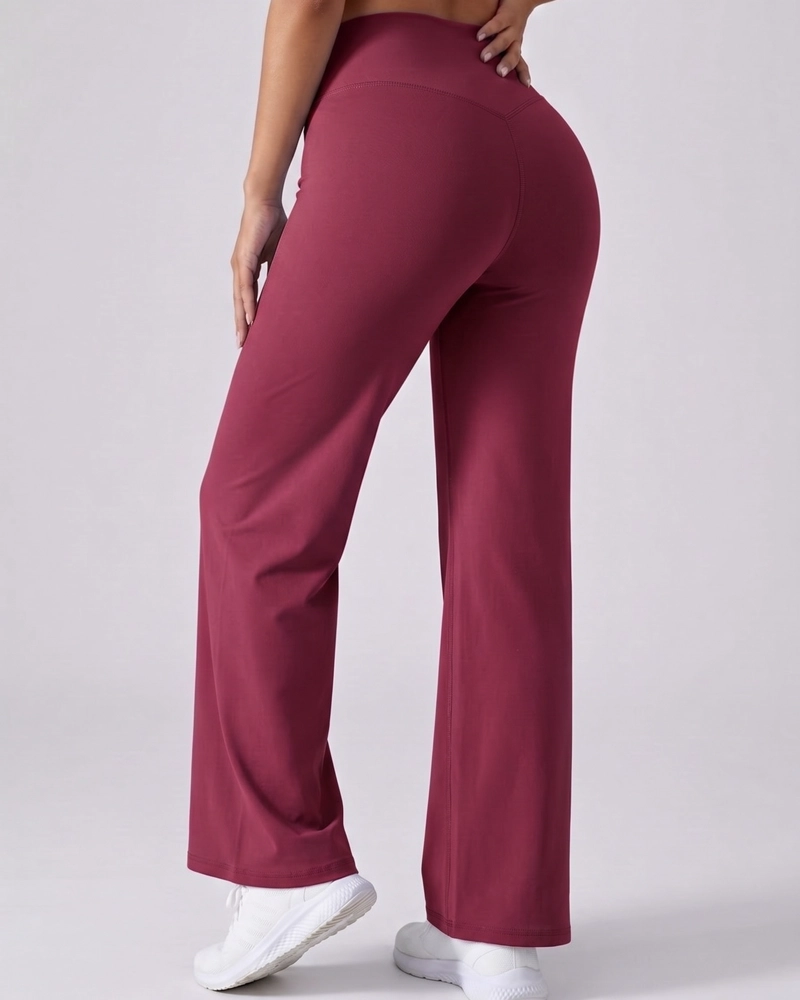 PANTALON PALAZZO BAGGY MUJER TIRO ALTO ELEGANTE - 3