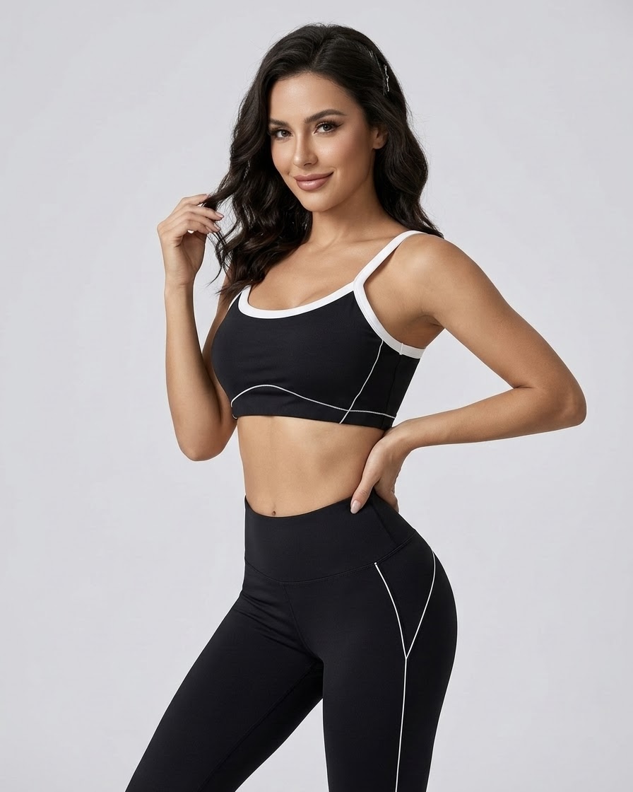 CONJUNTO DEPORTIVO MUJER CALZA FLARE Y PETO DRY-FIT - 3