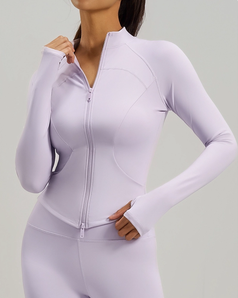 CHAQUETA DEPORTIVA MUJER CALCE FIT CON BOLSILLOS - JYT039 - 1