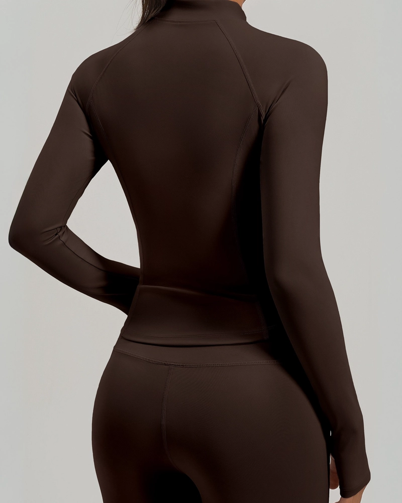 CHAQUETA DEPORTIVA MUJER CALCE FIT CON BOLSILLOS - JYT039 - 2
