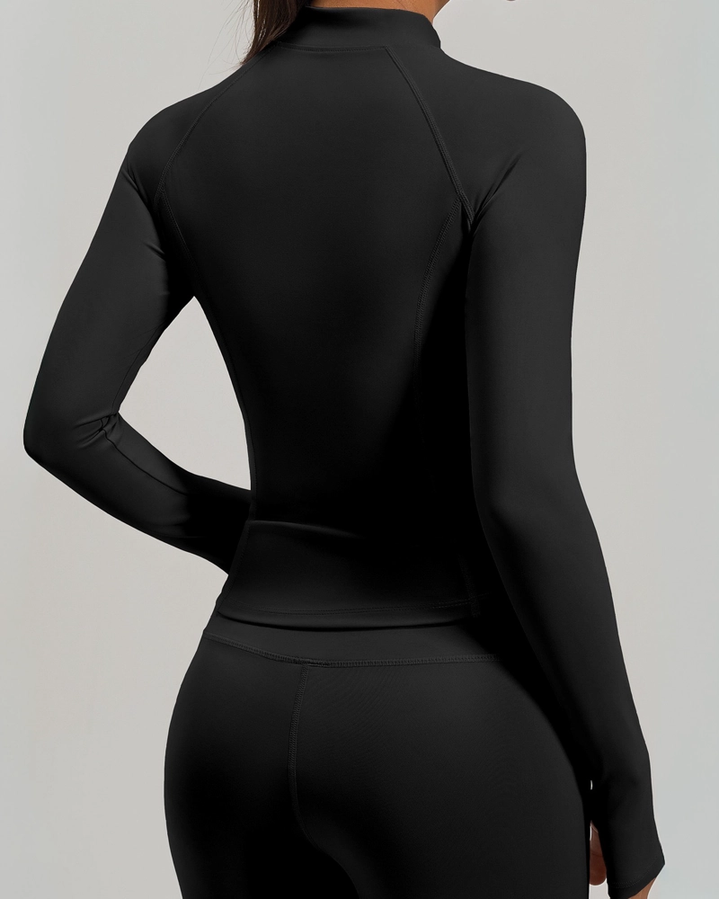 CHAQUETA DEPORTIVA MUJER CALCE FIT CON BOLSILLOS - JYT039 - 2