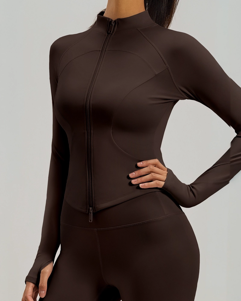 CHAQUETA DEPORTIVA MUJER CALCE FIT CON BOLSILLOS - JYT039 - 3