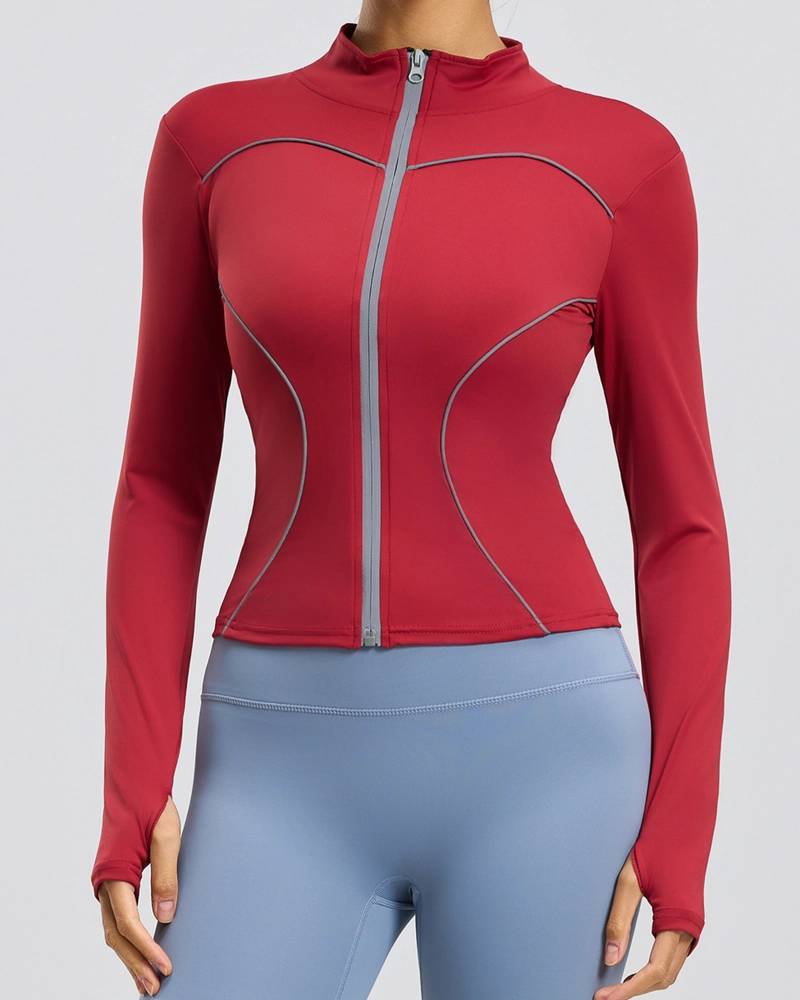 CHAQUETA REFLECTANTE MUJER DEPORTIVA MODELO VIRAL - JYT038 - 1