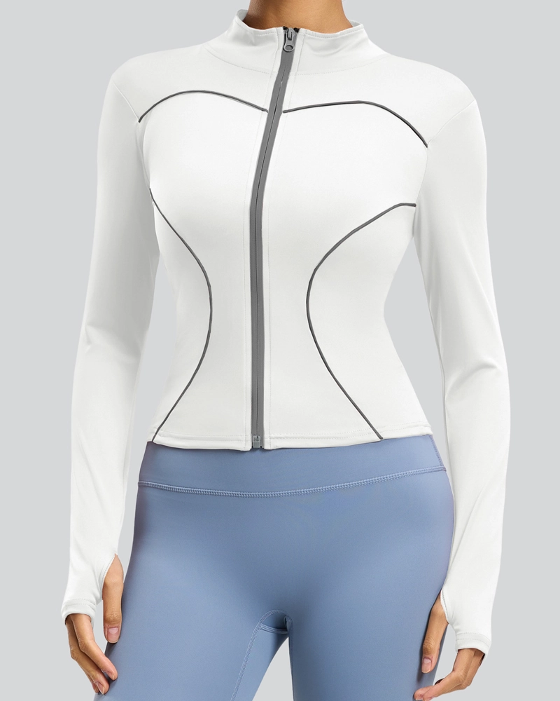 CHAQUETA REFLECTANTE MUJER DEPORTIVA MODELO VIRAL - JYT038 - 1