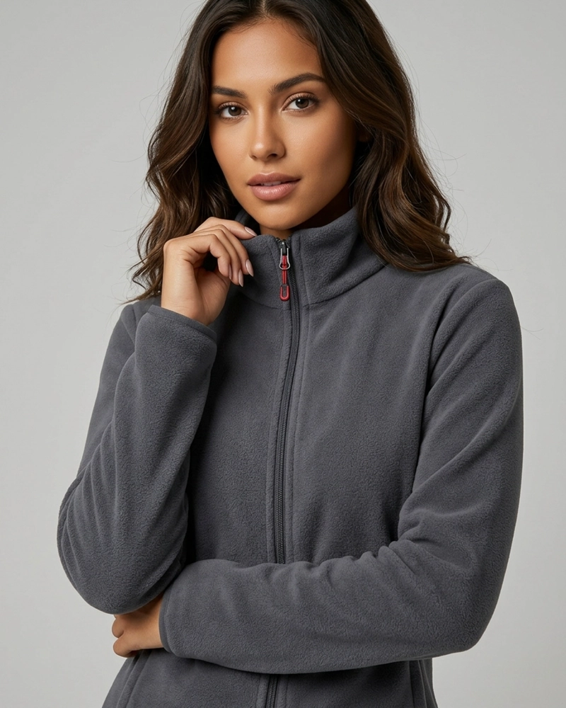 CHAQUETA MUJER POLAR SHERPA TERMICA CON CIERRE - LQ1003 - 2