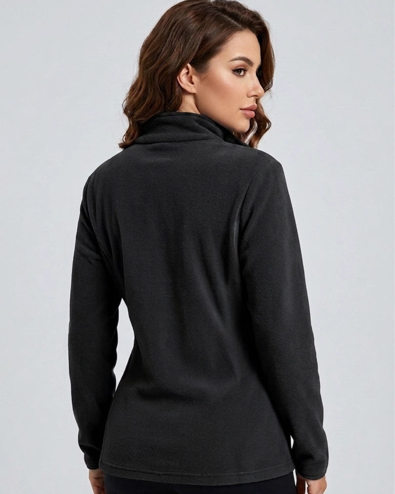 CHAQUETA MUJER POLAR SHERPA TE RMICA CON CIERRE - LQ1003 - 2
