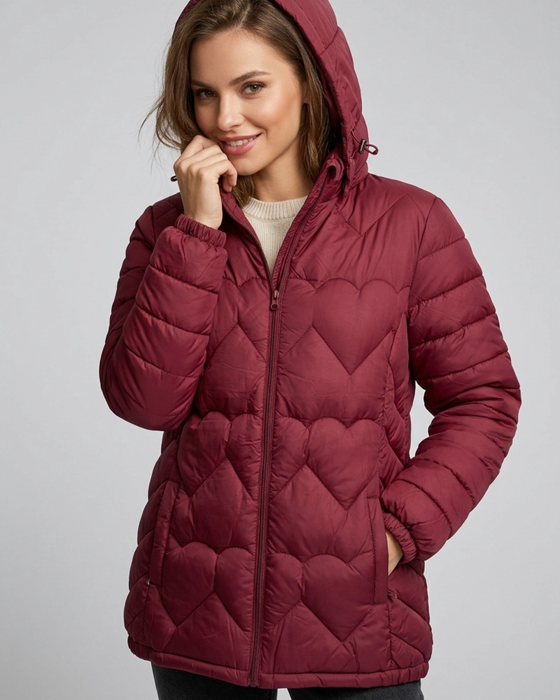 PARKA FITNESS INVIERNO TEXTURIZADA CALCE TOP CALIDAD PRO - EXU1601 - 1
