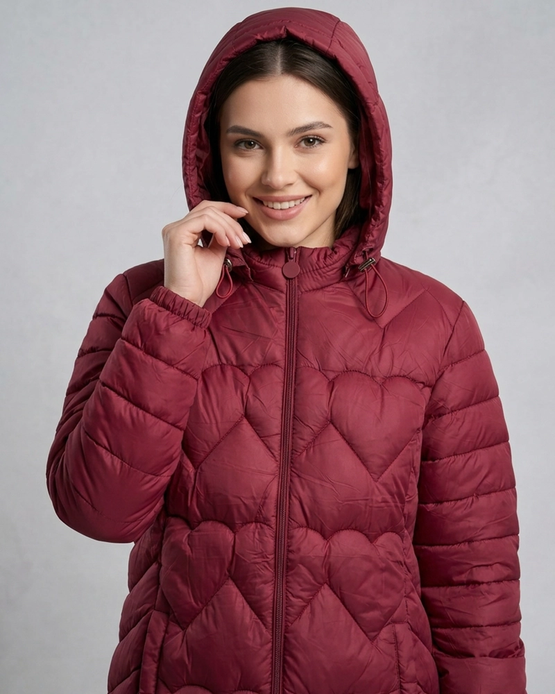 PARKA FITNESS INVIERNO TEXTURIZADA CALCE TOP CALIDAD PRO - EXU1601 - 2