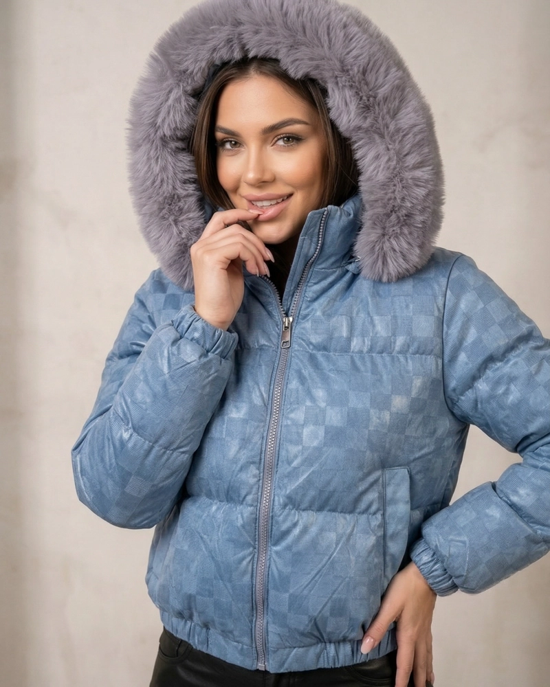 CHAQUETA FITNESS INVIERNO REVERSIBLE METALIZADA CALIDAD PRO - EBS5119 - 7