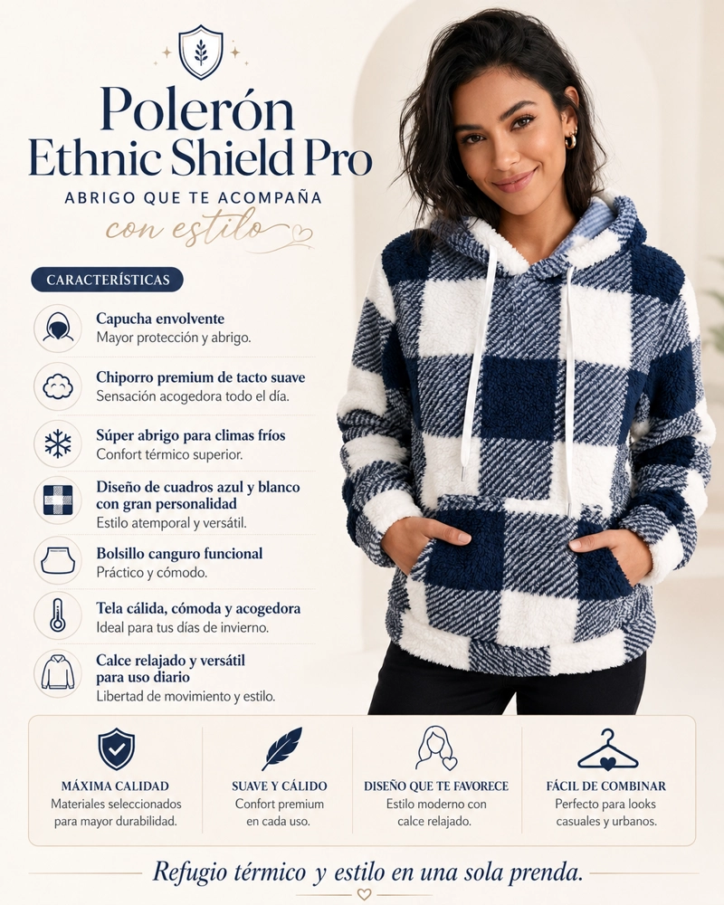 POLERON FITNESS INVIERNO E TNICO CHIPORRO CALIDAD PRO - 2