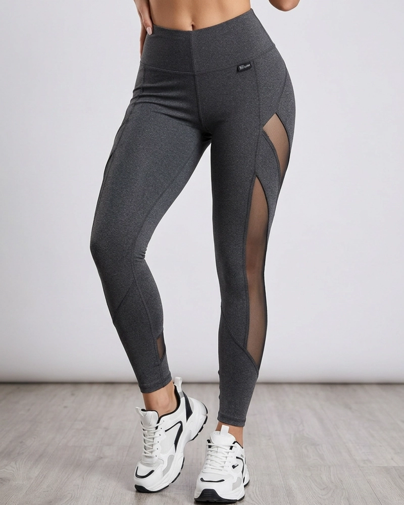 CALZA DEPORTIVA MUJER MALLAS LATERALES PUSH UP EXTREMO - 1