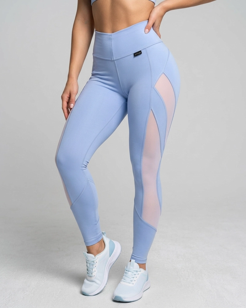CALZA DEPORTIVA MUJER MALLAS LATERALES PUSH UP EXTREMO - 1
