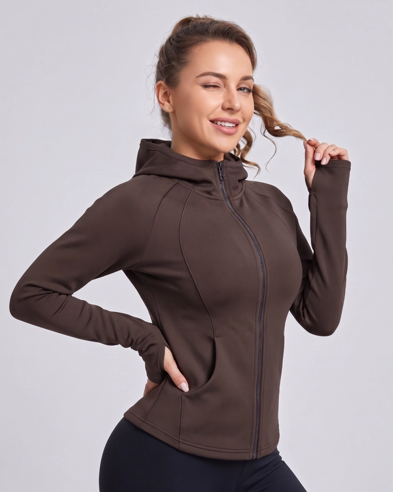 CHAQUETA MUJER TELA TE CNICA CHIPORRO CON GORRO PRO - 1