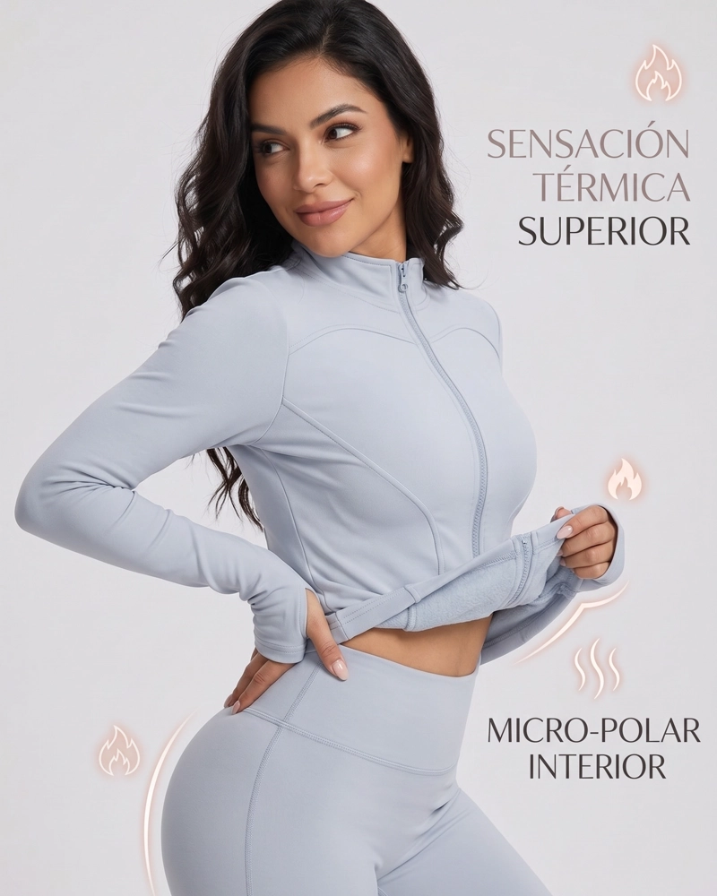 CHAQUETA PREMIUM POLAR DEPORTIVO SOPORTE CONFORT PRO - 2